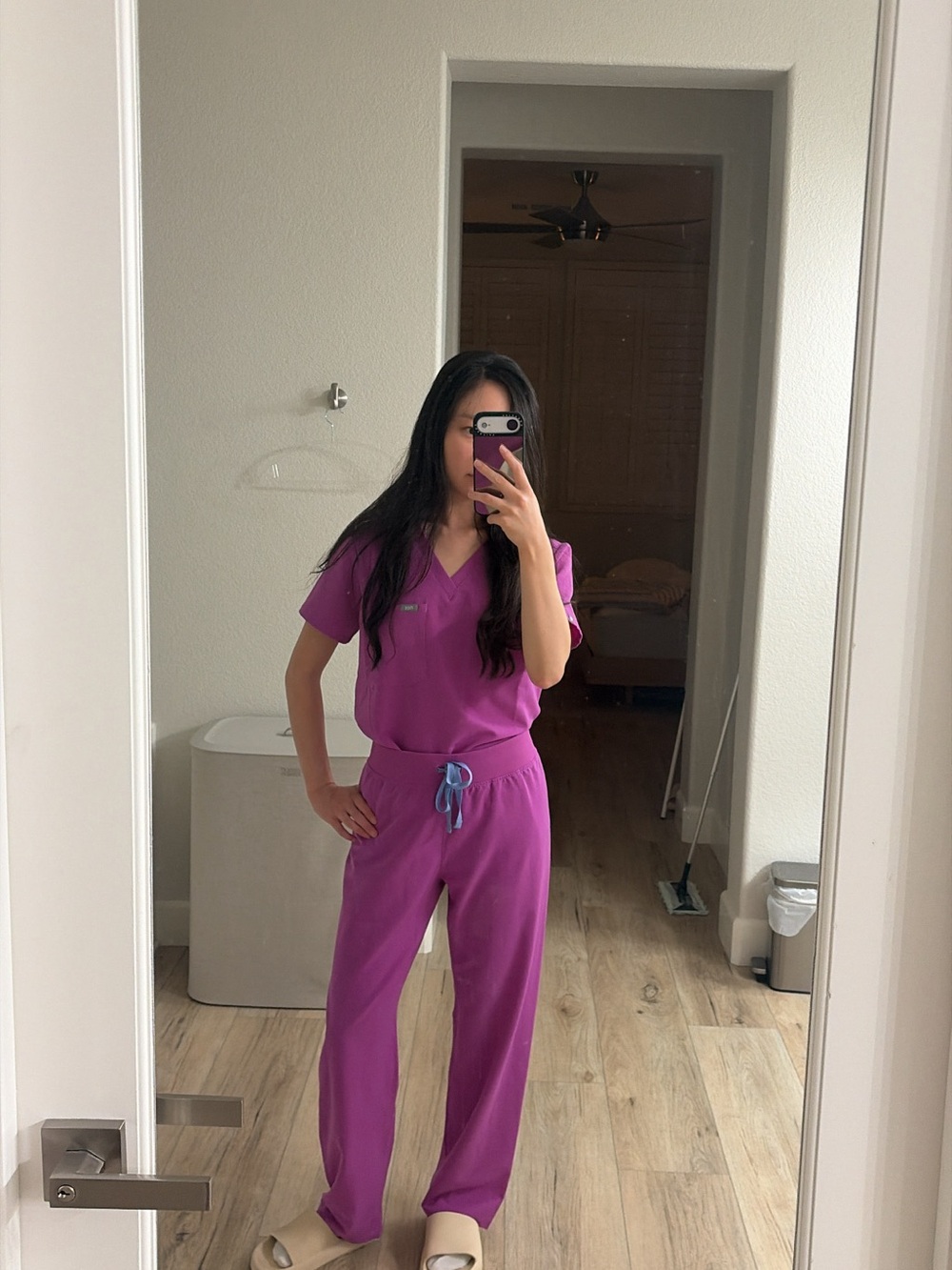 FIGS Ultraberry Scrub Set 💗 Limited Edition Winter Color — Size S
